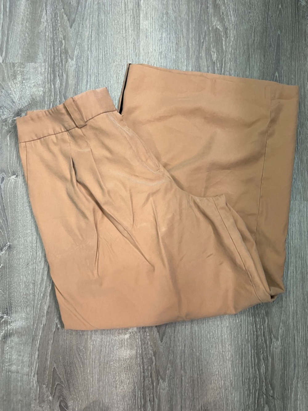 Lane Bryant Wide-Leg Pants in Camel Tan new without tags/washed never worn